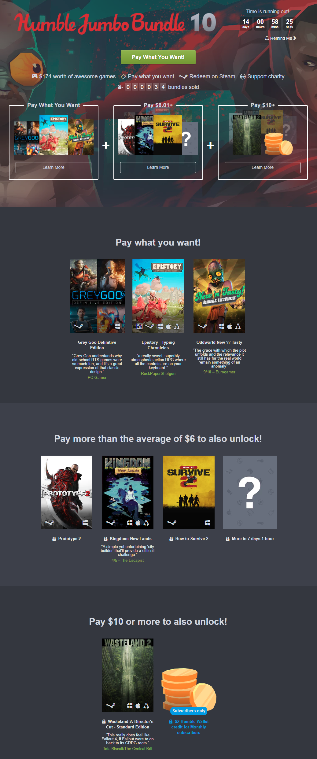 Humble Jumbo Bundle 10  pay what you want and help charity .png