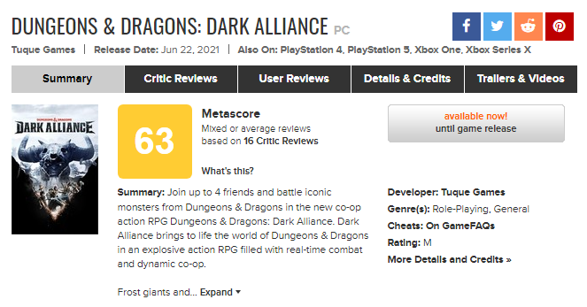 FireShot Capture 2730 - Dungeons & Dragons_ Dark Alliance for PC Reviews - Metacritic_ - www.metacritic.com.png