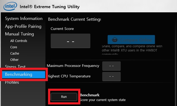 Intel Extreme Tuning Utility 7.12.0.29 download the last version for windows