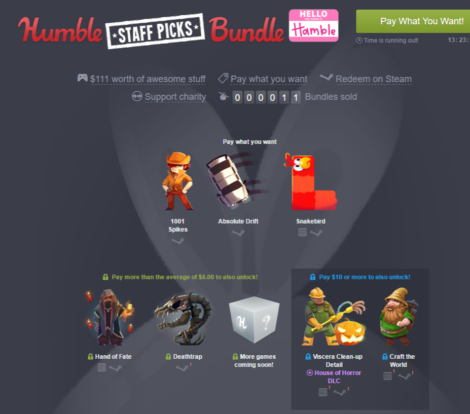 Humble Staff Picks Bundle  Hamble  pay what you want and help charity .png