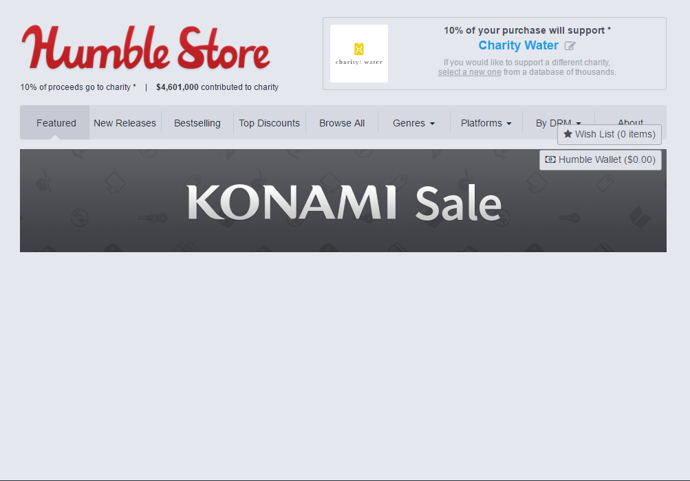 The Humble Store  Konami Weekend Sale.png